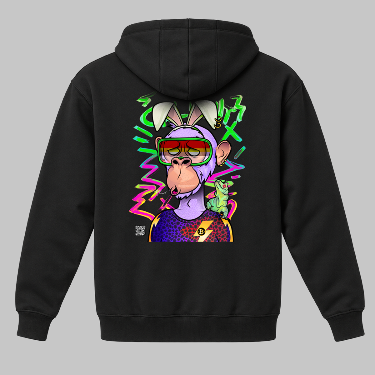 Neon Cowboy — AR Art Hoodie