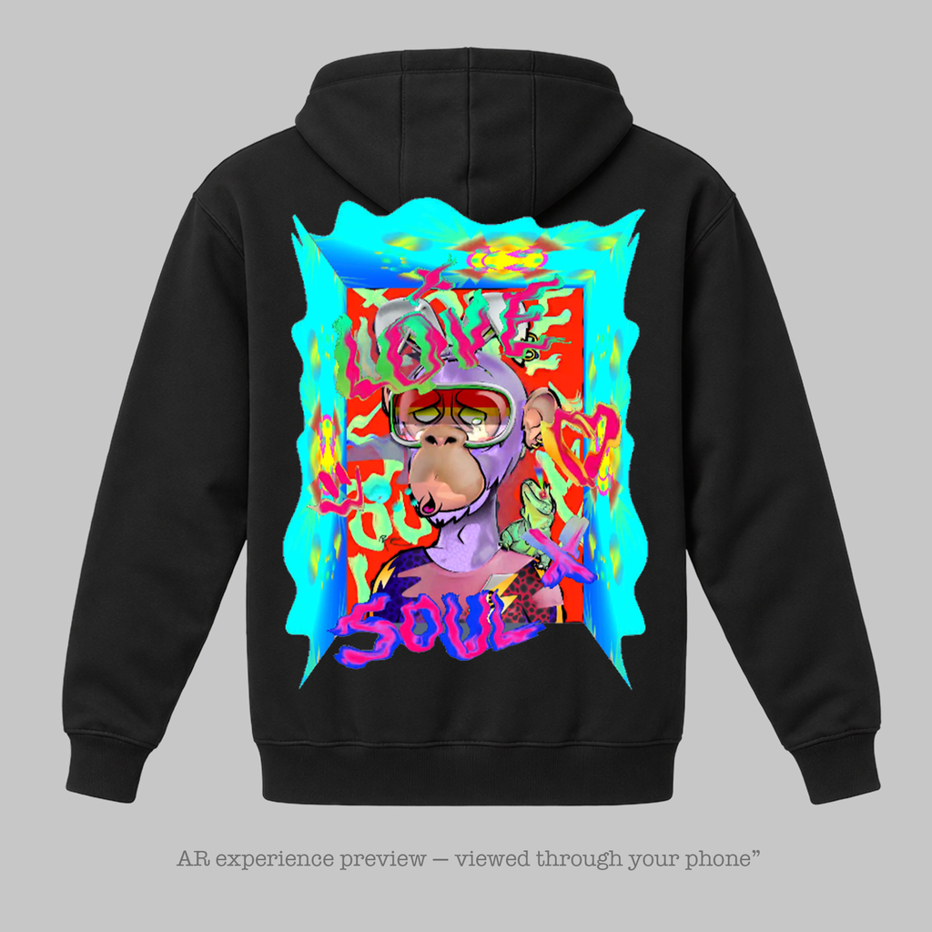 Neon Cowboy — AR Art Hoodie